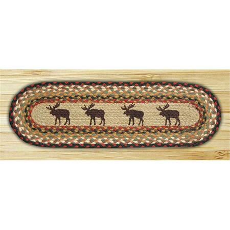 CAPITOL EARTH RUGS Moose Oval Stair Tread 49-ST019M